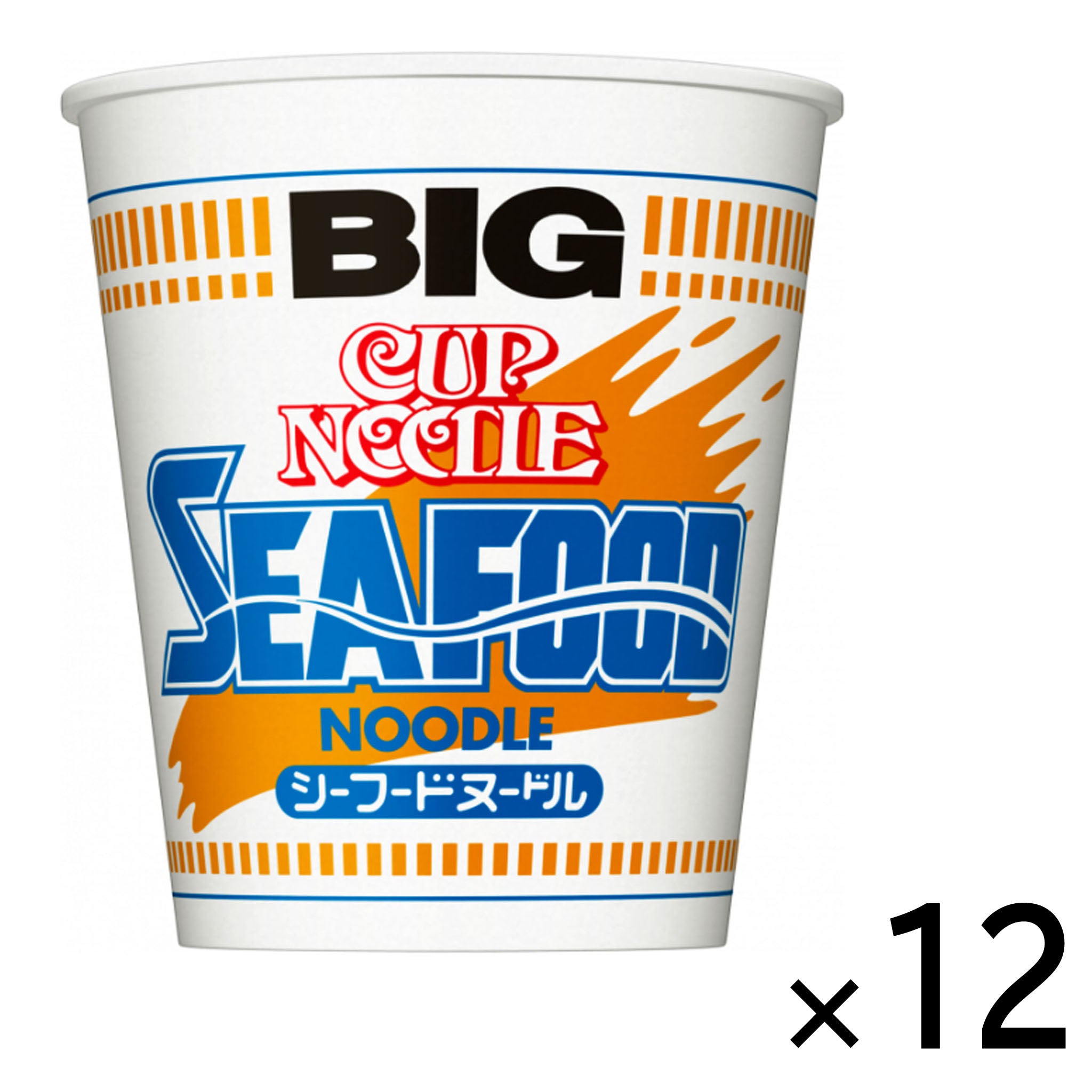 Nissin Cup Noodle Seafood Big【12 Set】